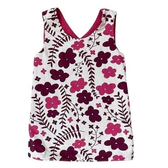 HANNA Andersson Reversible Pinafore Dress size 70 = size 6-12 months - Picture 2 of 8